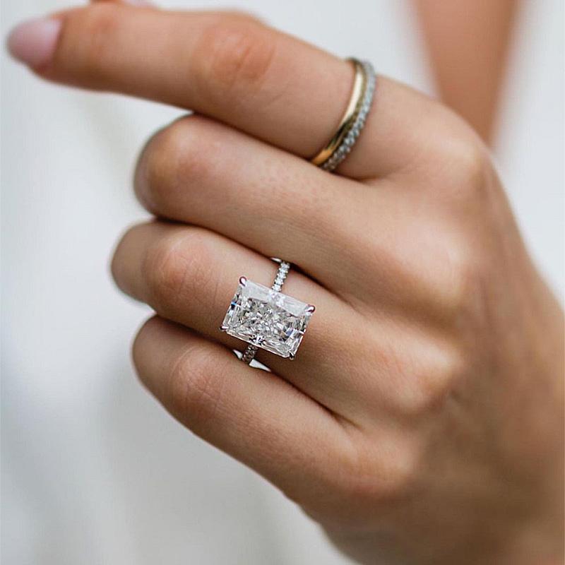 1.5 Ct Round Cut Wedding Set Wedding Rings Engagement Ring Anniversary Ring  Round Wedding Ring Simulated Diamond Promise Ring -  Canada