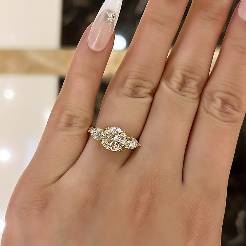 21 Three-Stone Engagement Rings You Won't Be Able to Resist