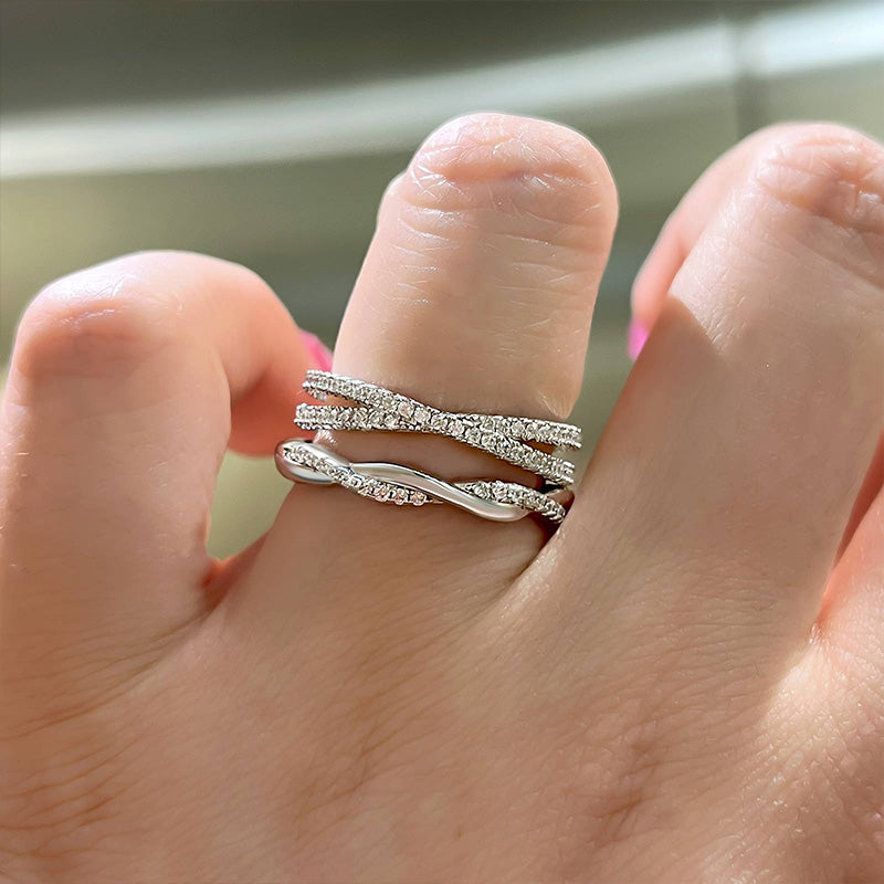 Infinity on sale wedding band