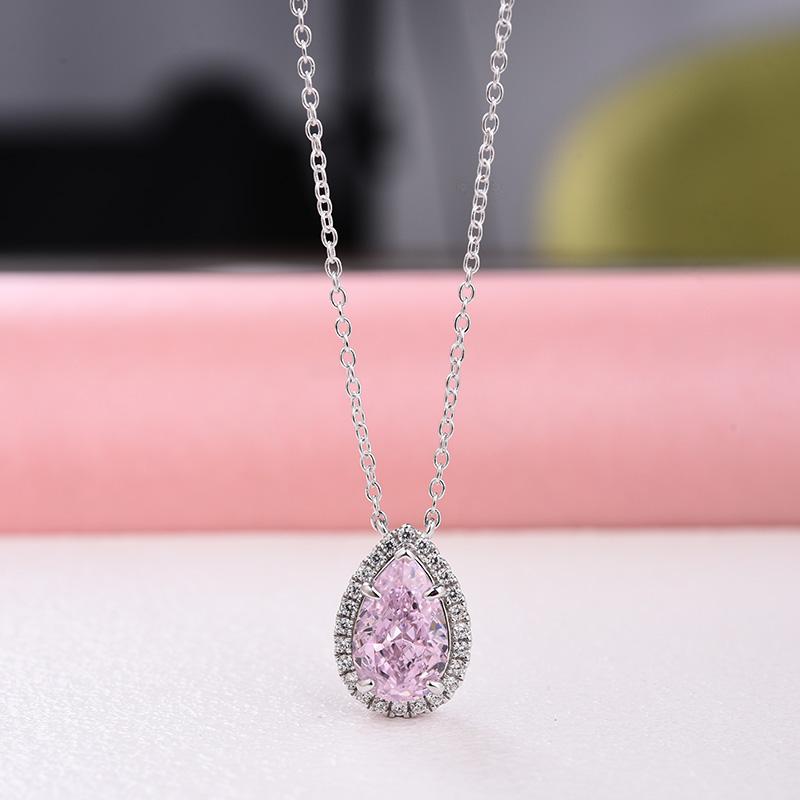 Pink on sale sapphire pendant