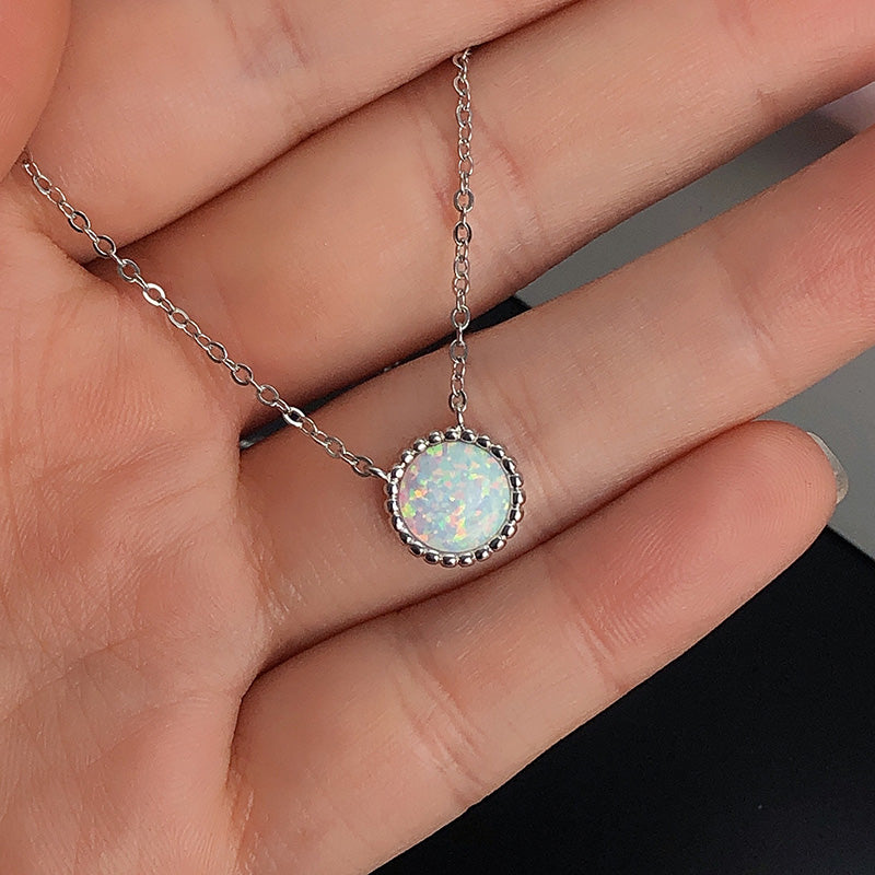 Necklace opal deals stone