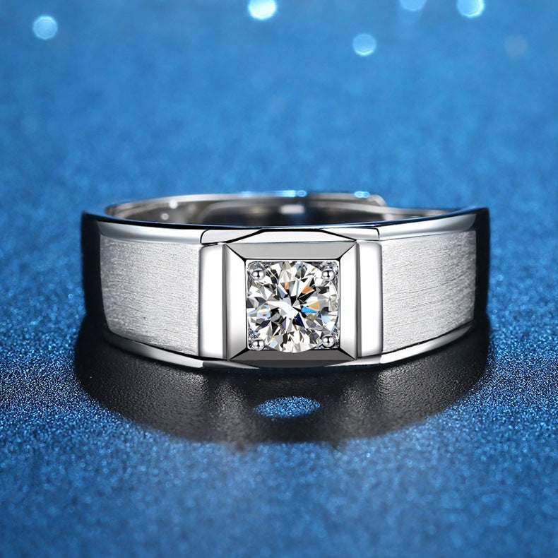 Adjustable wedding rings on sale mens