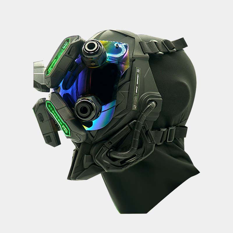 Cyberpunk Helmet Fluo-Bestseler-URBANLAZYMAN