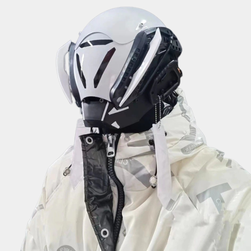 Cyberpunk Helmet White-Bestseler-URBANLAZYMAN