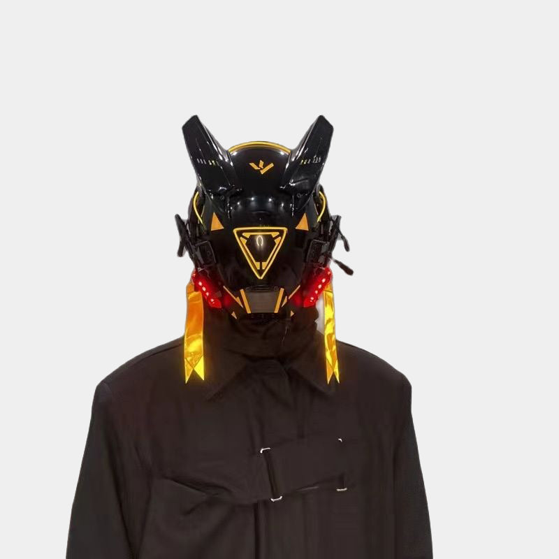 Cyberpunk Helmet Yellow-Bestseler-URBANLAZYMAN