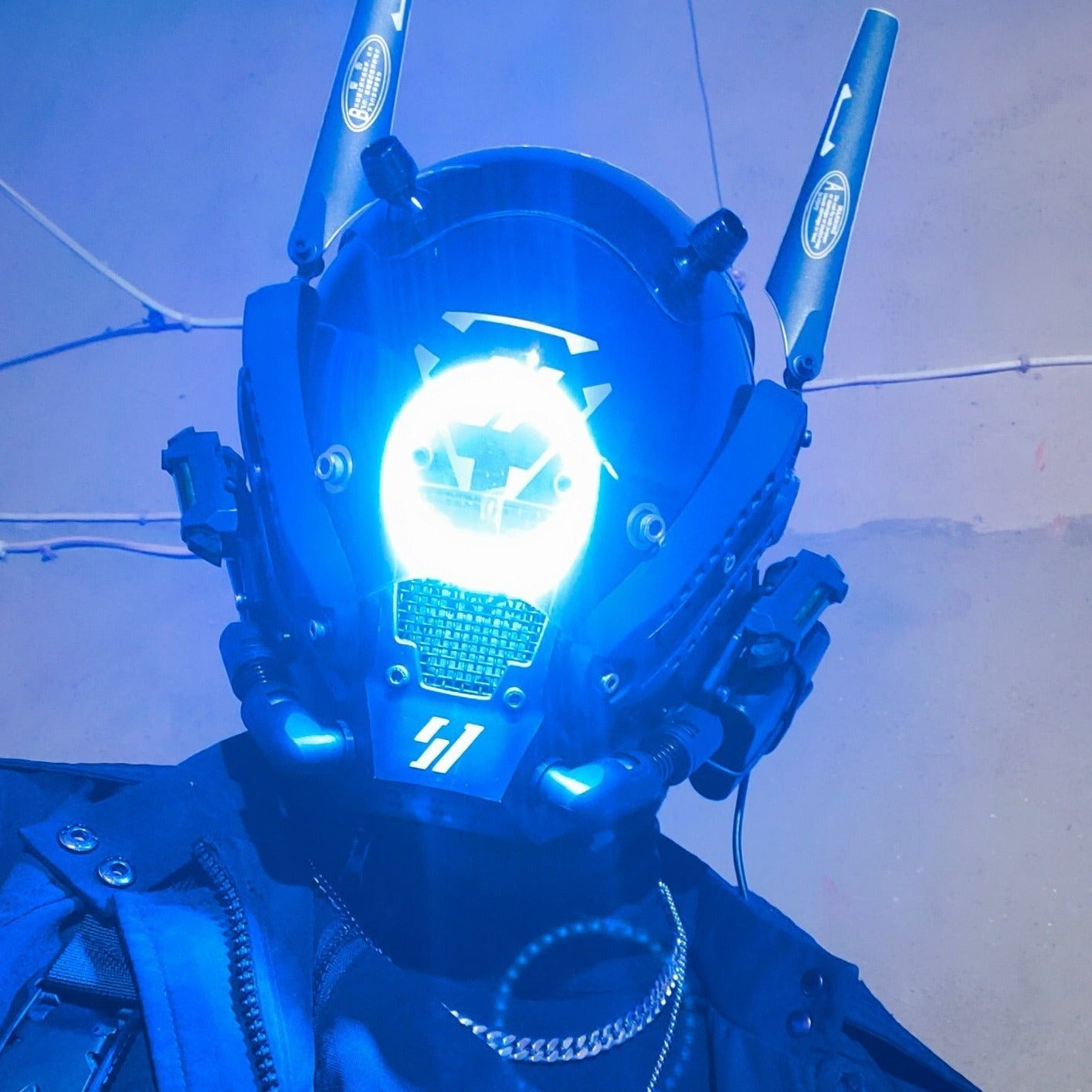 Cyberpunk LED Helmet-Bestseler-URBANLAZYMAN