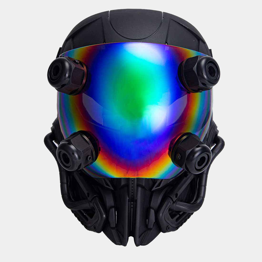 Fluo Cyberpunk Helmet-Bestseler-URBANLAZYMAN