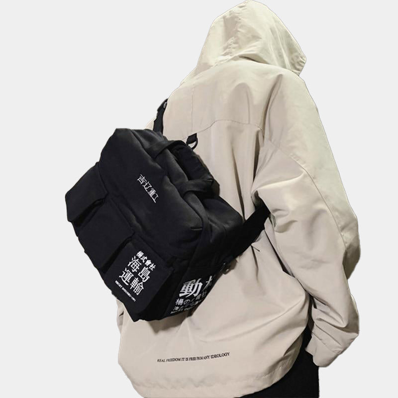 Techwear Crossbody Bag-Bestseler-URBANLAZYMAN