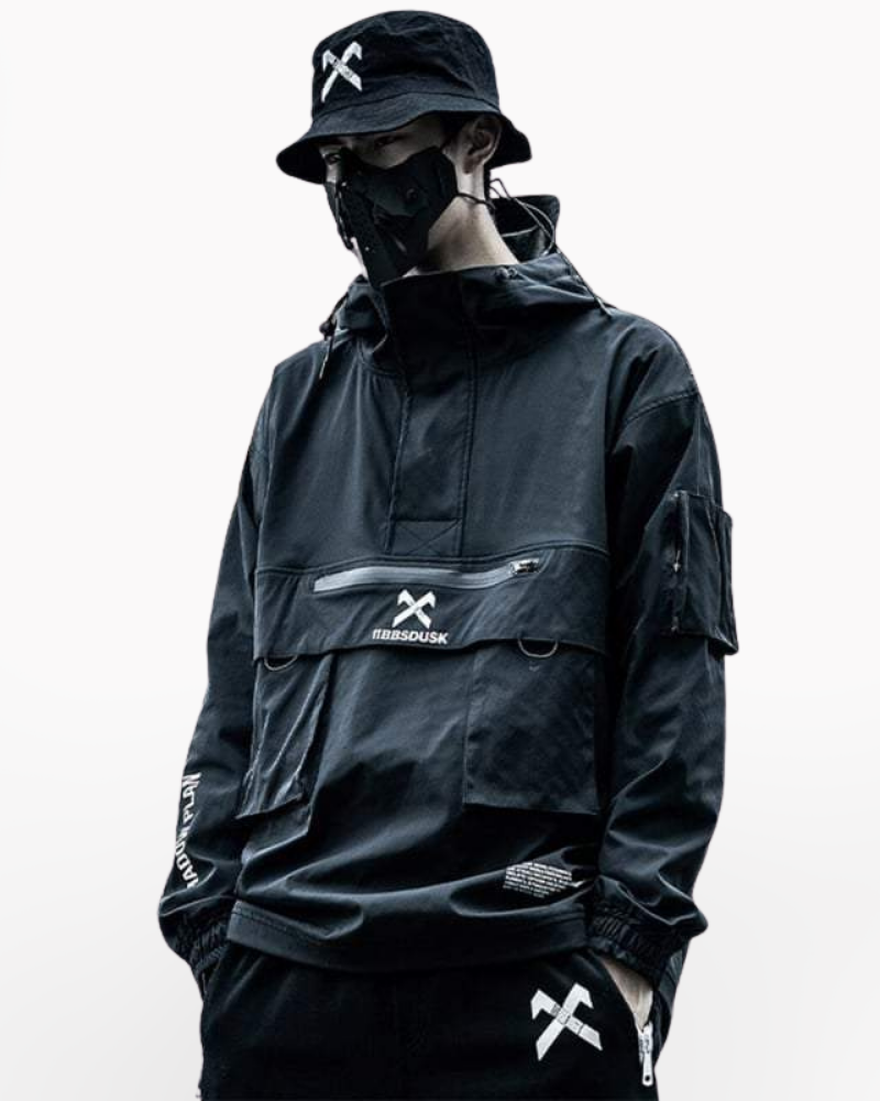 Techwear Cargo Pocket Jacket-Bestseler-URBANLAZYMAN