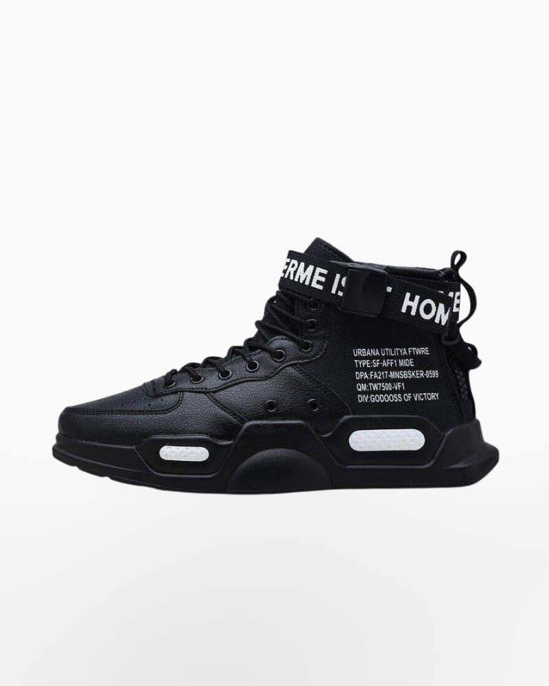 Techwear Cool High Top Sneakers-Bestseler-URBANLAZYMAN