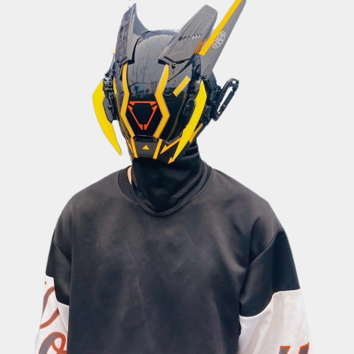 Mecha Cyberpunk Helmet-Bestseler-URBANLAZYMAN