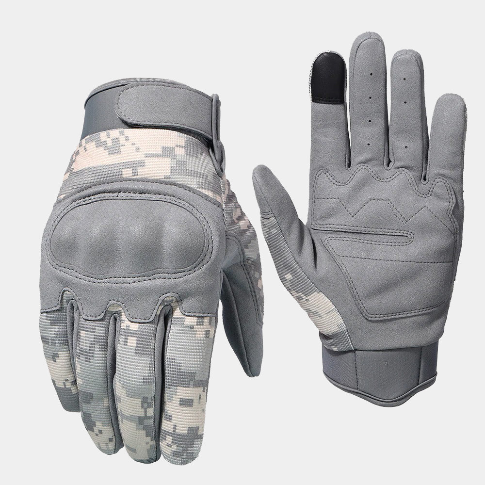 Grey Techwear Gloves-Bestseler-URBANLAZYMAN