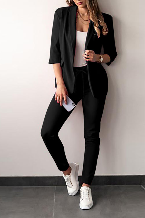 Kathiadress half sleeve Casual and fashionable suit set