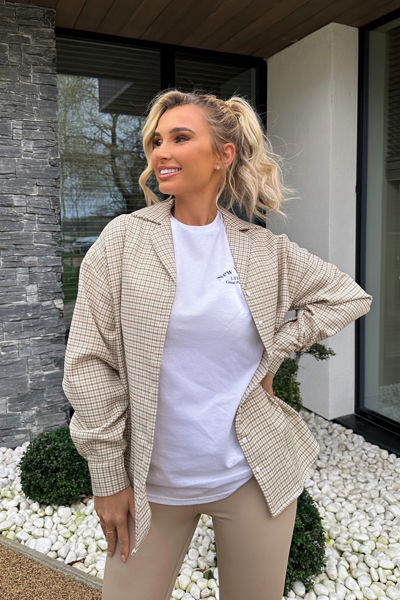 Billie Faiers Chocolate Active Jacket and Leggings Co-ord