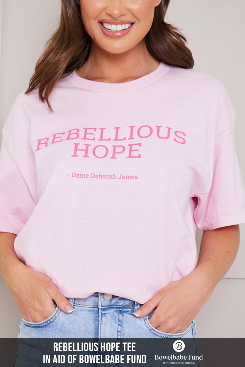 Rebellious Hope Slogan T-Shirt