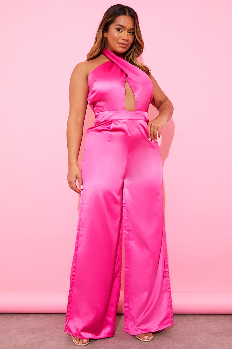 Jumpsuit cheap hot pink