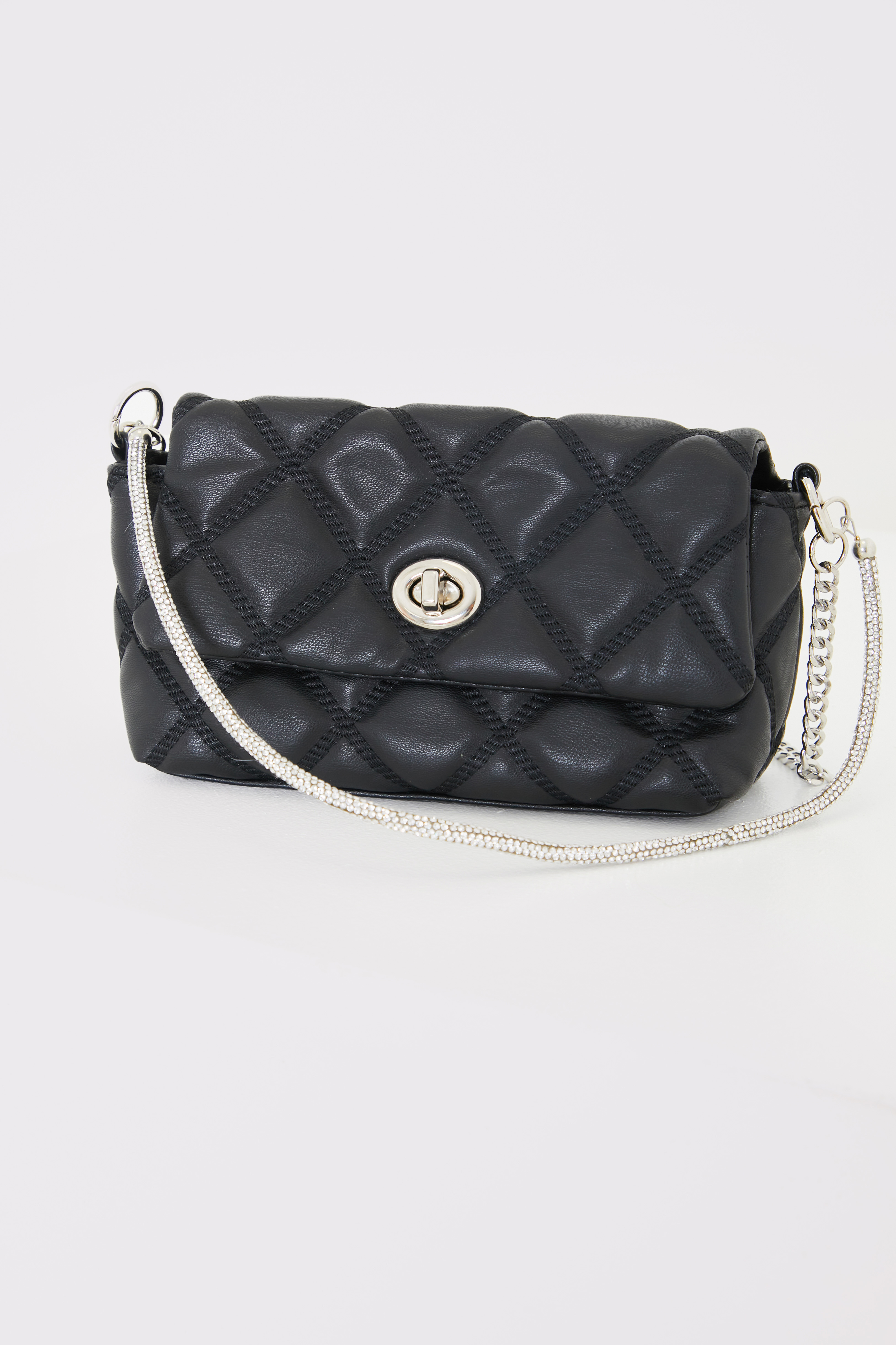 Quilted Chain Detail Bag