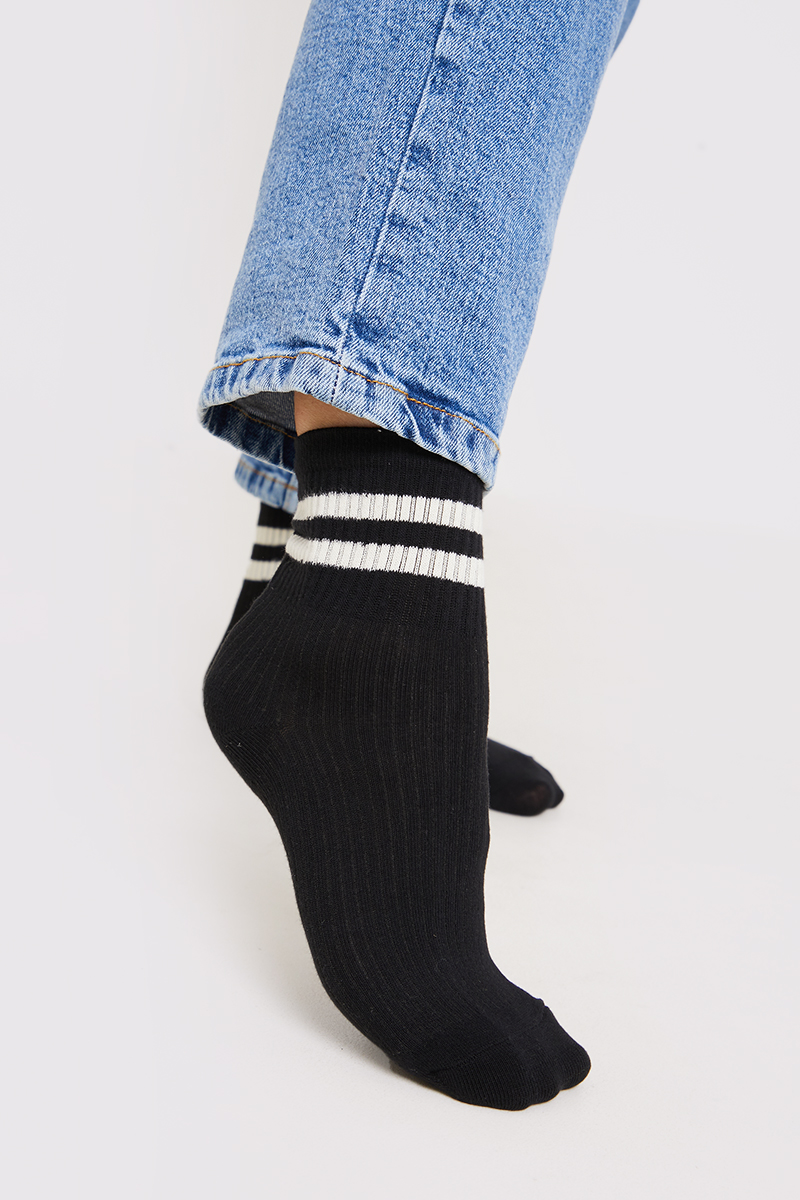Stripe Ankle Socks
