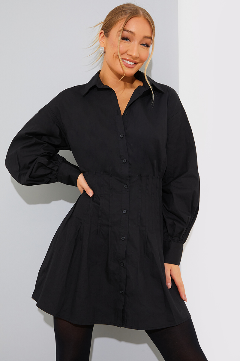 Shirt dress with tights online