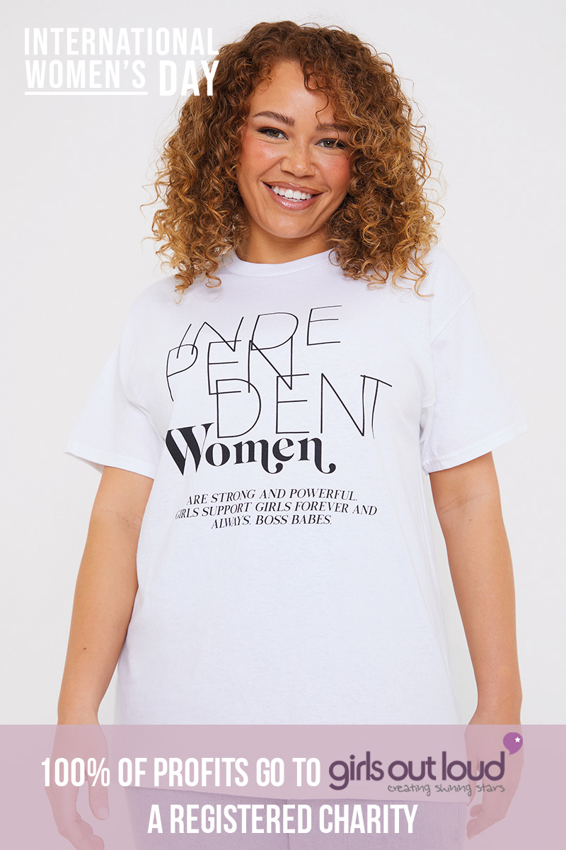 Independant Women Slogan T-Shirt