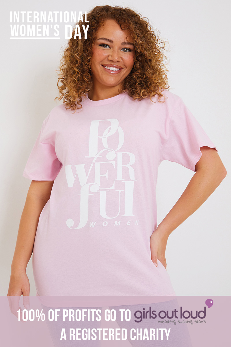 Powerful Women Slogan T-Shirt