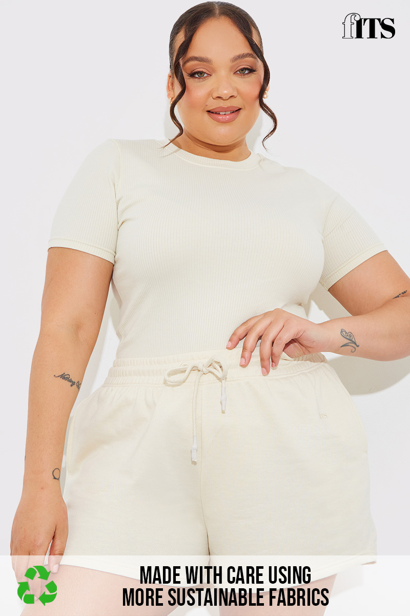 Fashion Short Sleeve Bodysuit - White