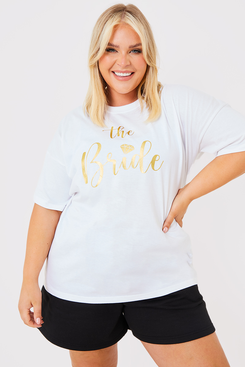 Plus Size Foiled Logo T-Shirt