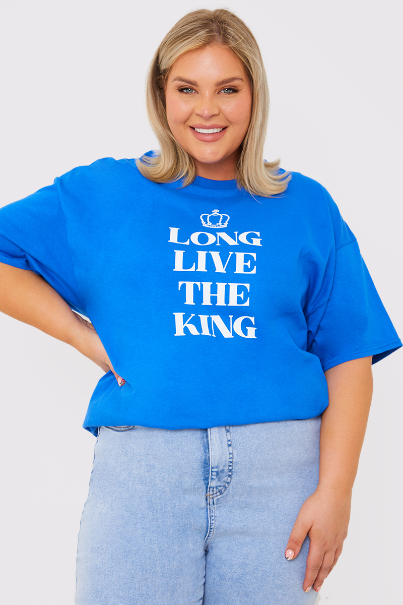 Long Live The King Slogan T-Shirt