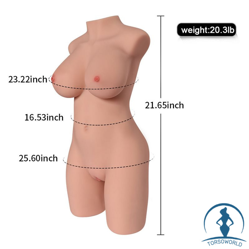 Männliche Sexspielzeuge Masturbation 3d Sexpuppen Realistische TPR Brust Masturbatoren Emilie 9.2kg Yelolydoll