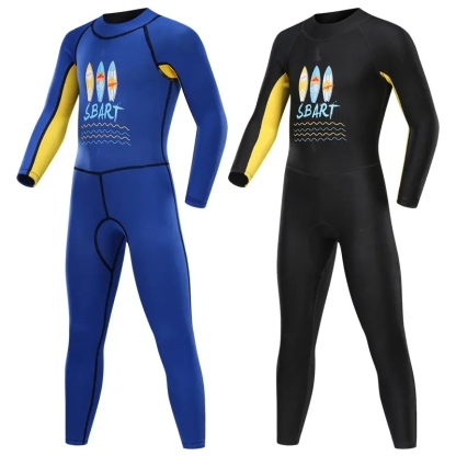 OEM Cute Printed 2mm Neoprene Wet Suit Anti-UV Diving Suit Children Spring Suit Kids Diving Swimming Surfing Wetsuit-SbartSbart