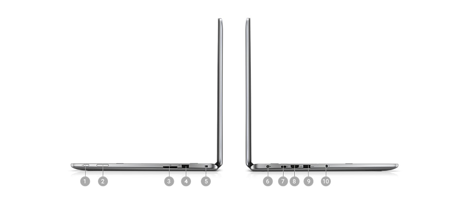 Ports and slots. Ports and slots.