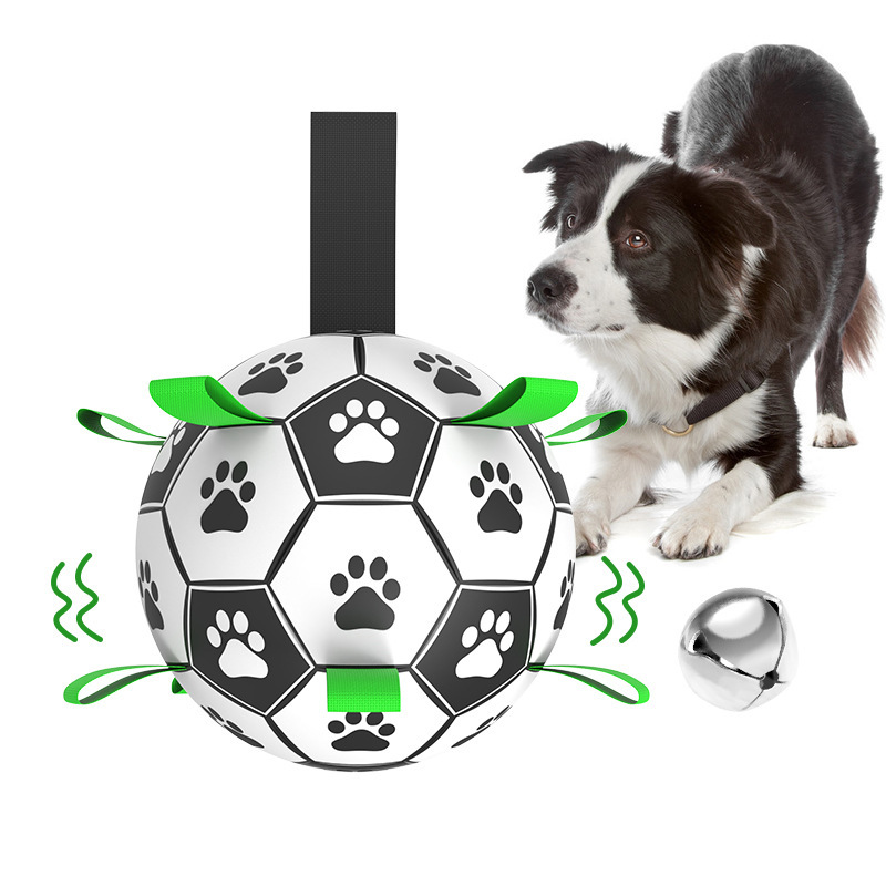 Dog toys interactive pet soccer toys with tongues for dogs outdoor training football