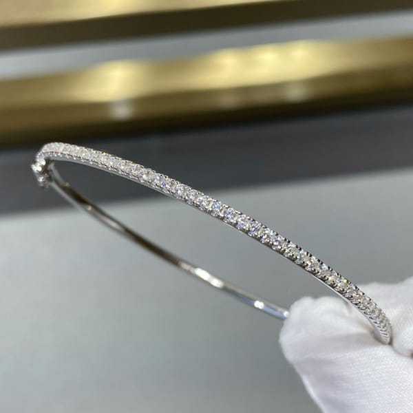 925 Sterling Silver Jewelry For Women Gold Bangle