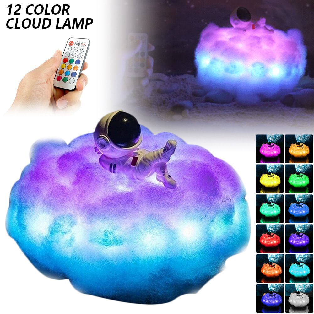 Colorful Cloud Astronaut Lamp