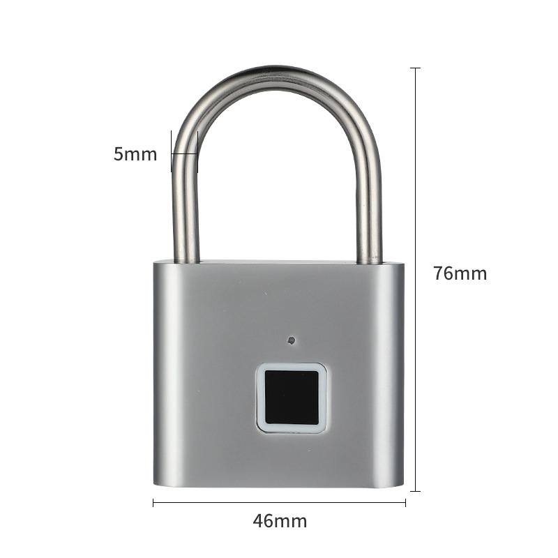 Smart Fingerprint Padlock Outdoor Waterproof and Antirust