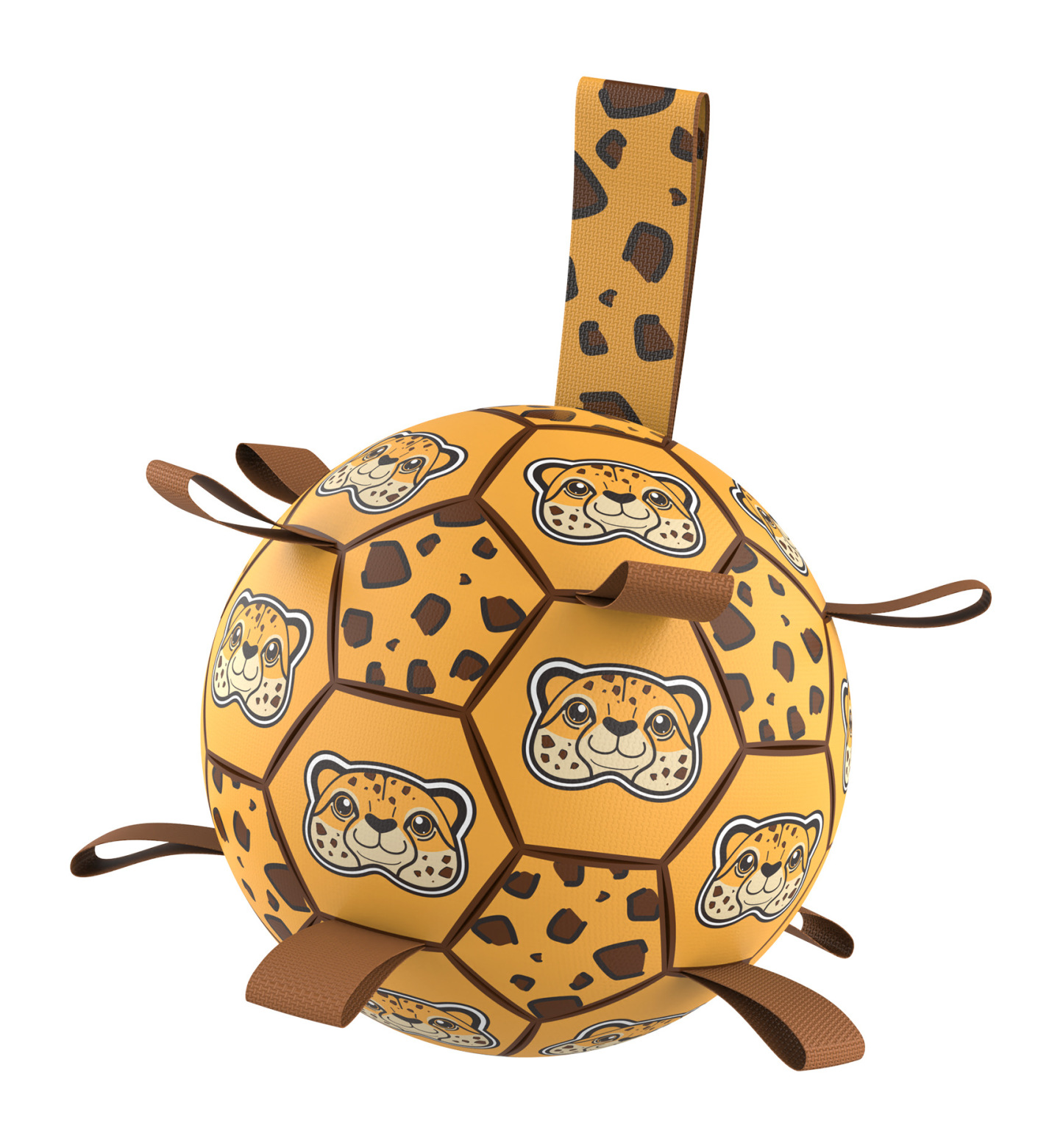 Dog toys interactive pet soccer toys with tongues for dogs outdoor training football