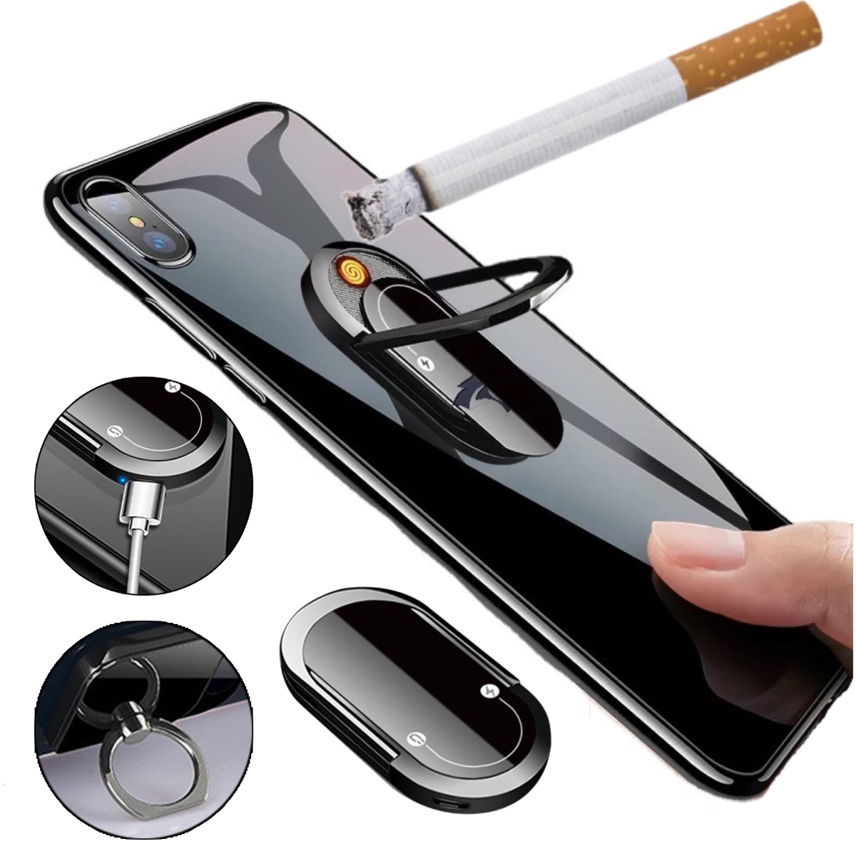Mobile Phone Holder Multifunction Cigarette Lighter