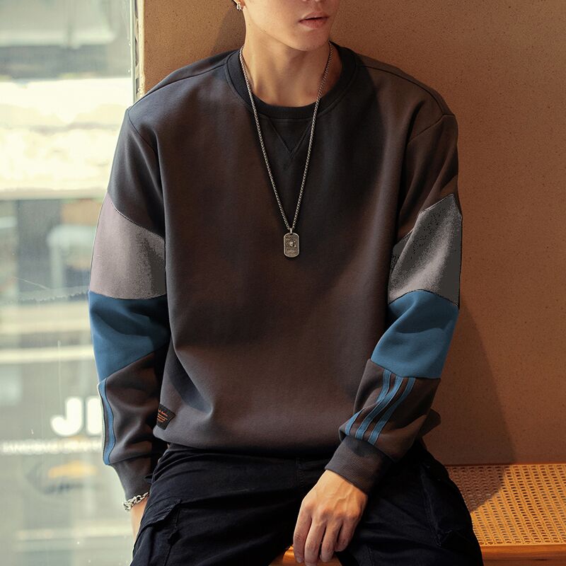 春秋ins潮牌重磅衛衣男士寬鬆潮流運動男生休閒寬鬆春季外套男