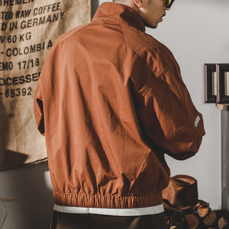 美式山系戶外城市通勤復古工裝夾克男春季ins潮牌衝鋒衣外套春秋