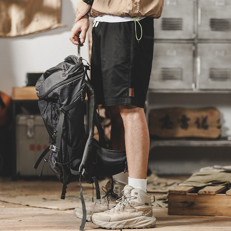 美式工裝短褲男夏季2023年新款ins潮流大碼男士休閒薄款五分褲男