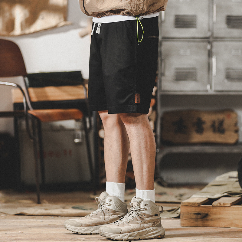 美式工裝短褲男夏季2023年新款ins潮流大碼男士休閒薄款五分褲男