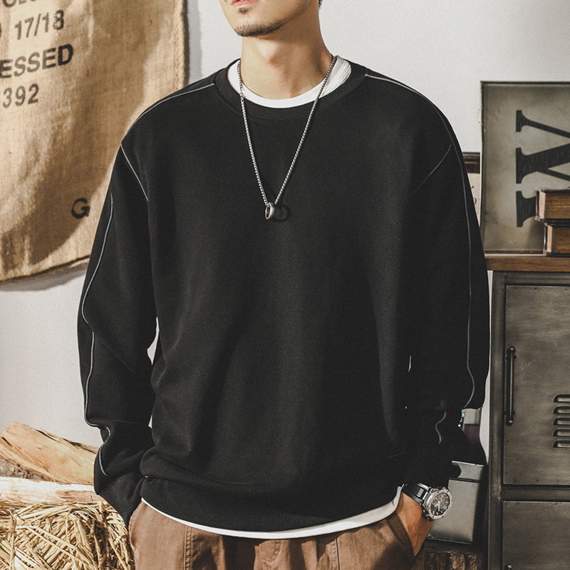 美式350g重磅衛衣男春季ins潮牌寬鬆大碼男裝復古上衣外套男春秋