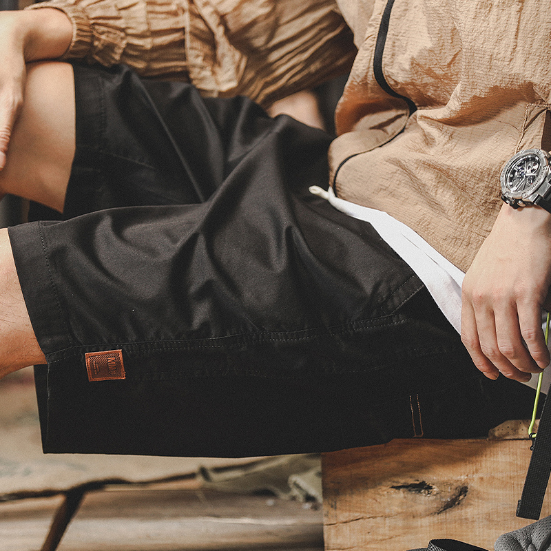 美式工裝短褲男夏季2023年新款ins潮流大碼男士休閒薄款五分褲男