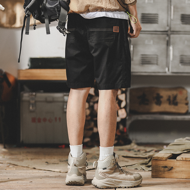 美式工裝短褲男夏季2023年新款ins潮流大碼男士休閒薄款五分褲男
