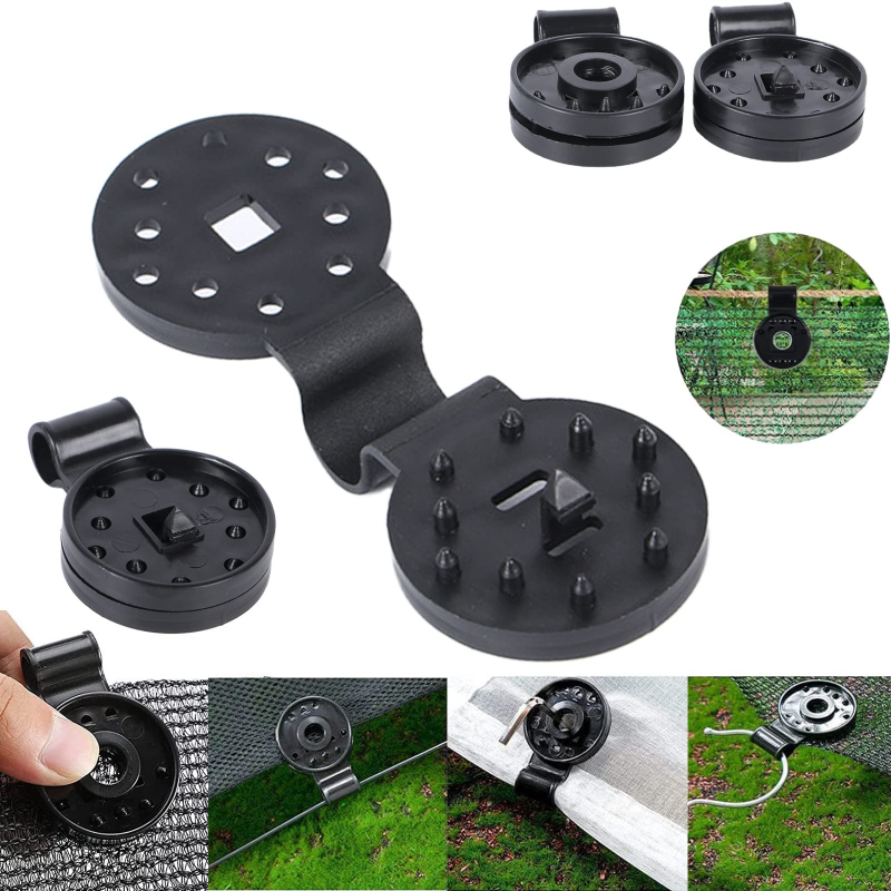 Shade Cloth Heavy Duty Lock Grip, 2023 New Shade Cloth Fix Plastic Clamp, Premium Tarp Clips Fence Fabric Clips for Greenhouse Outdoor Garden Netting, Anti Bird Netting, Sun Shade Net (100pcs)