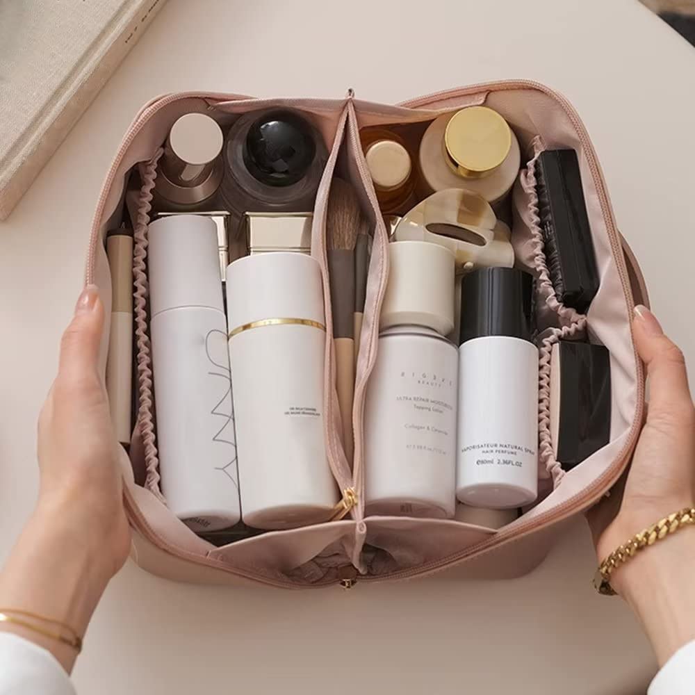 Leather Makeup Bag