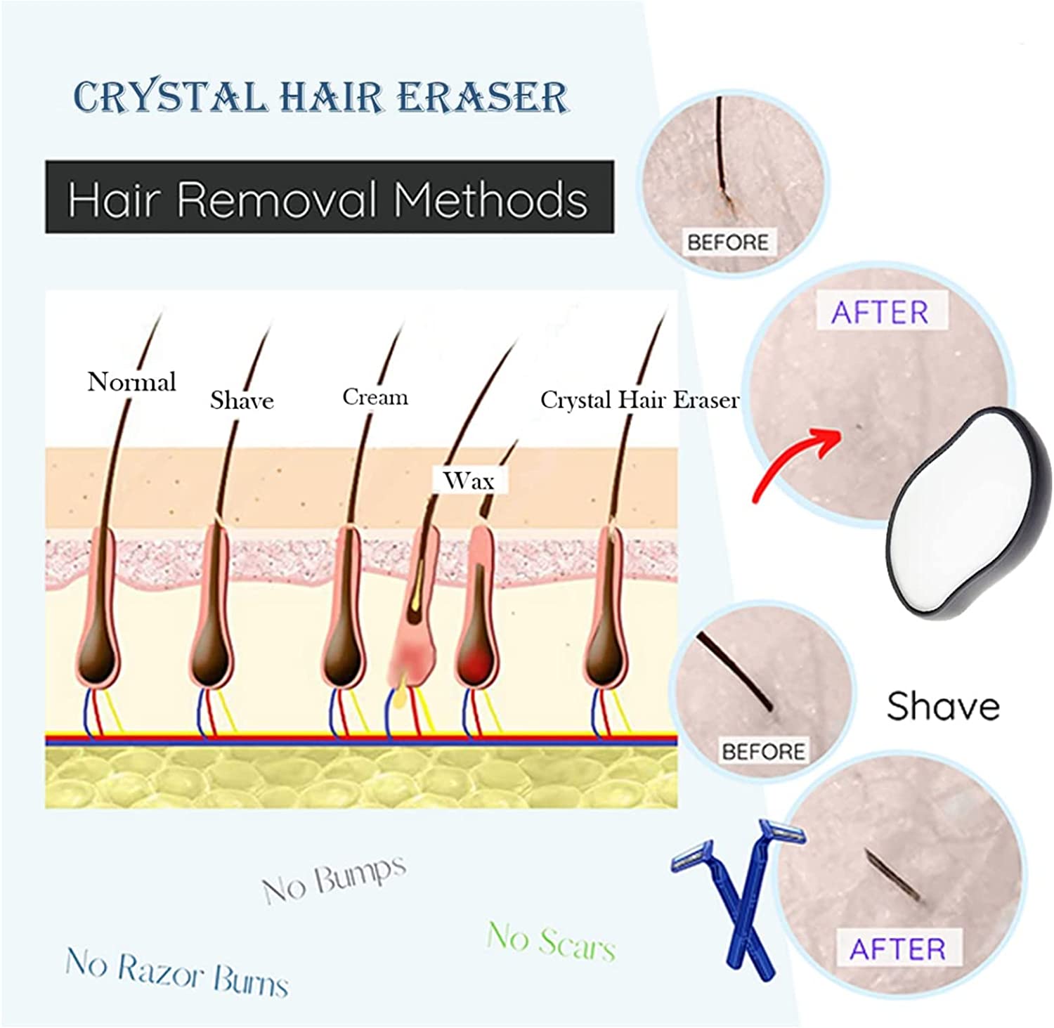 Crystal Hair Eraser