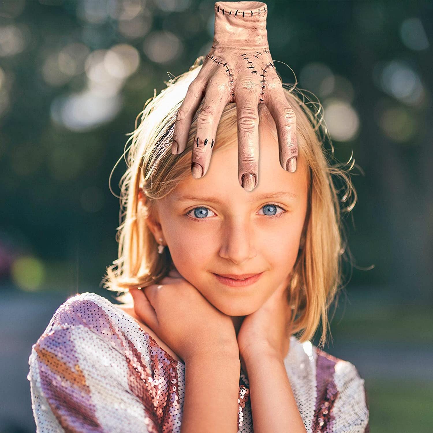 Wednesday Addams Family Thing Hand, Wednesdays Cosplay Hand Wednesdays Addams Accessories for Home Decor, Scary Props Decorations Gift for Fans