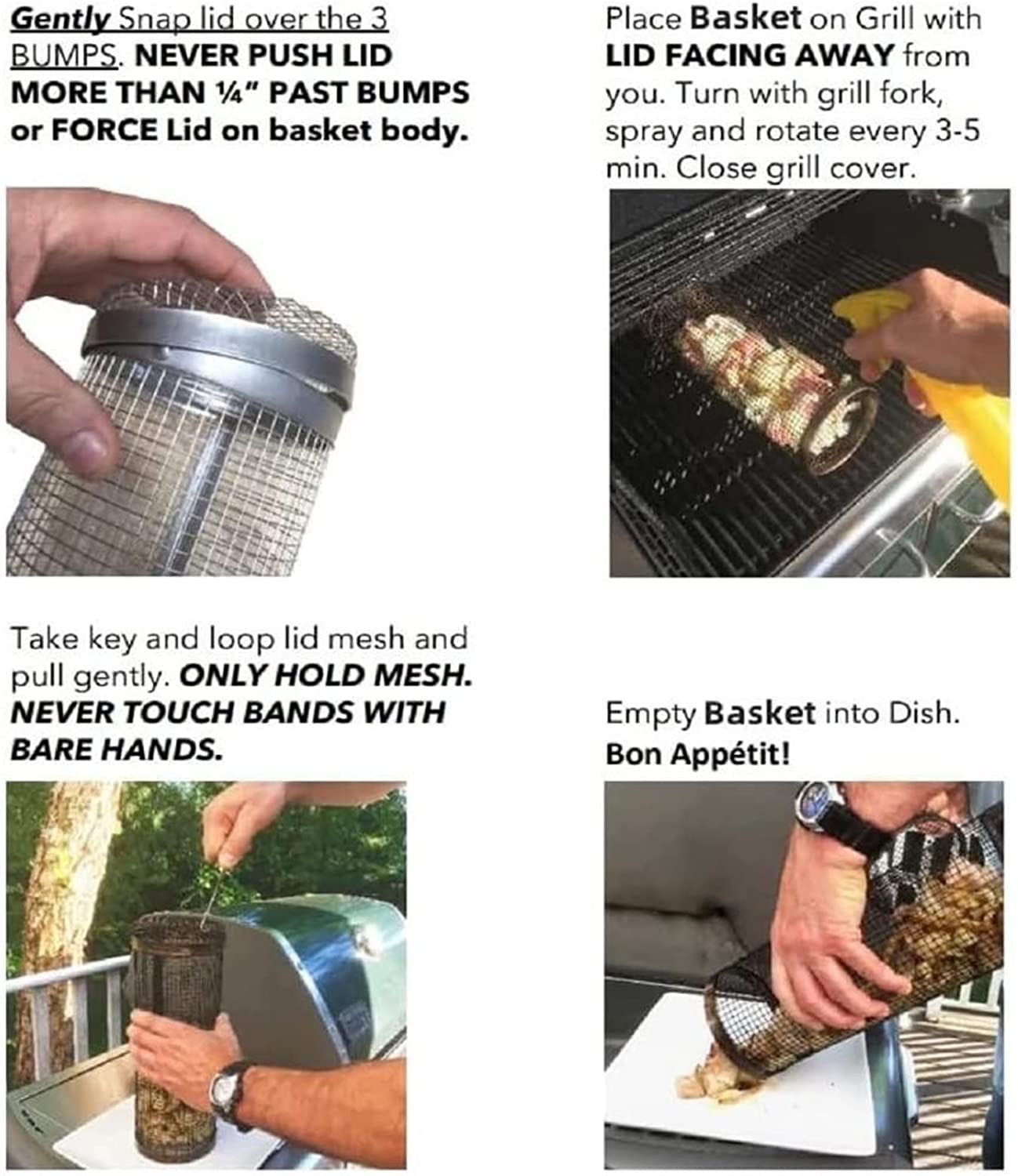 Rolling Grilling Basket