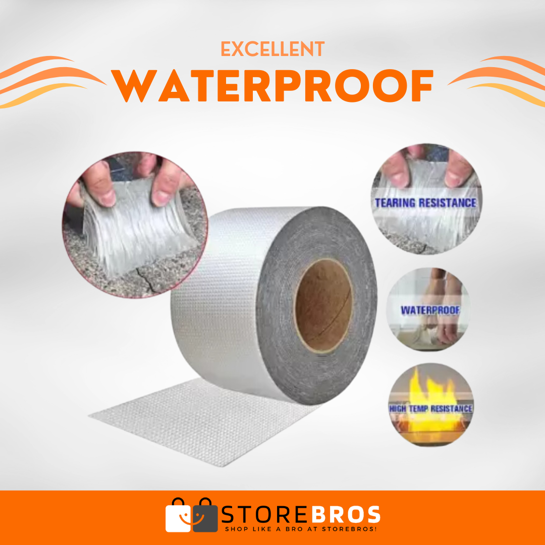 🔥 HOT SALE 🔥Permanent Waterseal Aluminium Rubber Tape - Buy More Save More
